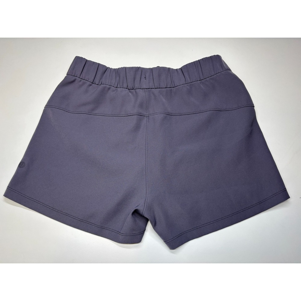 Lululemon Shorts Womens 6 Purple One the Fly Pull On Drawstring Active - Picture 2 of 7